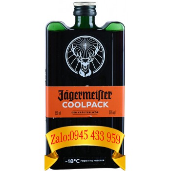 Rượu thảo mộc Jagermeister Coolpack 350ml