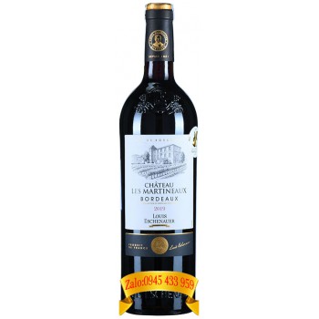 Rượu vang chateau Les Martineaux Bordeaux Louis Eschenauer 750ml