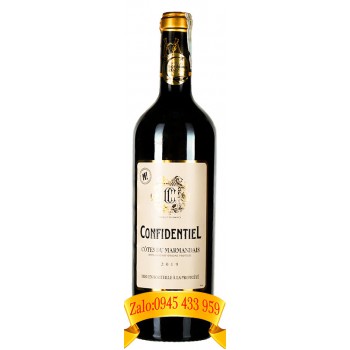 Rượu vang Confidentiel Côtes Du Marmandais 750ml