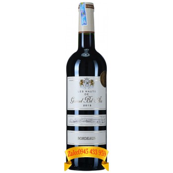 Rượu vang Les Hauts De Gromel Bel Air Bordeaux 750ml