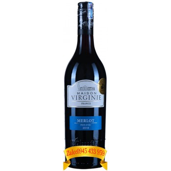 Rượu vang Maison Virginie Merlot Pays D'oc 750ml