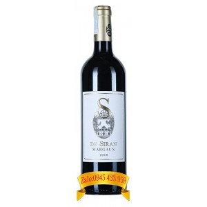 Rượu vang S de Siran Margaux 750ml