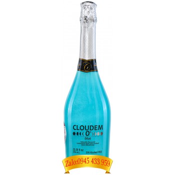 Rượu vang nổ không cồn Cloudem Blue vị táo 750ml