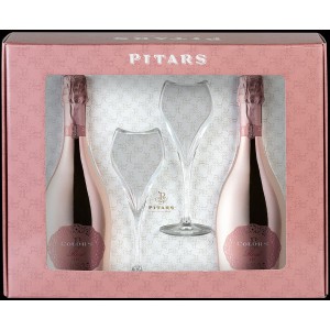 Rượu vang nổ Colôrs Pitars Prosecco Rosé Brut hộp quà