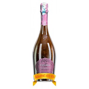 Rượu vang nổ Colôrs Pitars Prosecco Rosé Brut Millesimato DOC