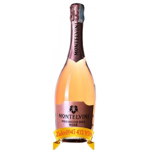 Rượu vang nổ Montelvini Prosecco DOC Rosé Brut