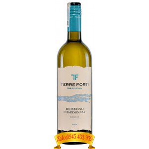 Rượu vang Terre Forti Trebbiano Chardonnay Rubicone IGT